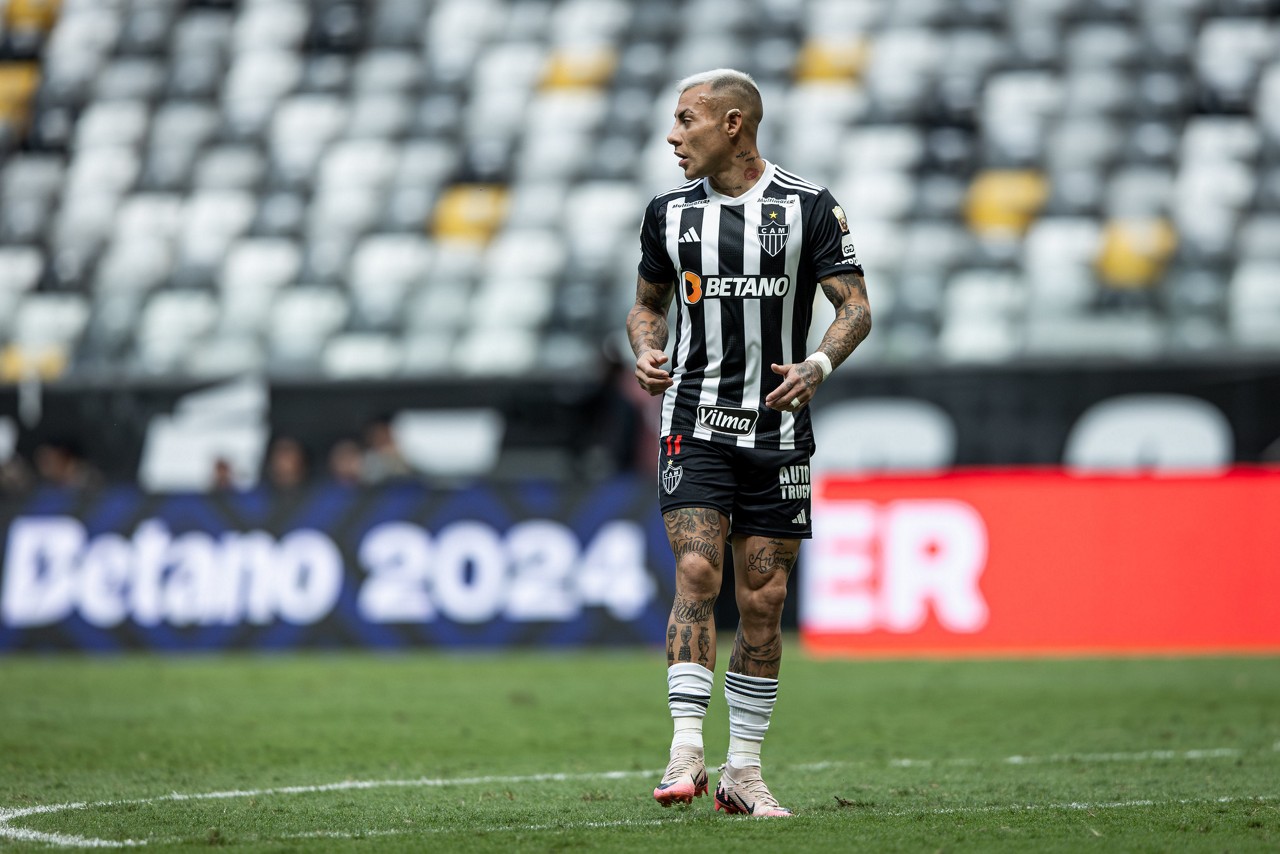 Atacante fez o último jogo dele com a camisa do Galo na vitória por 1 a 0 sobre o Athletico-PR