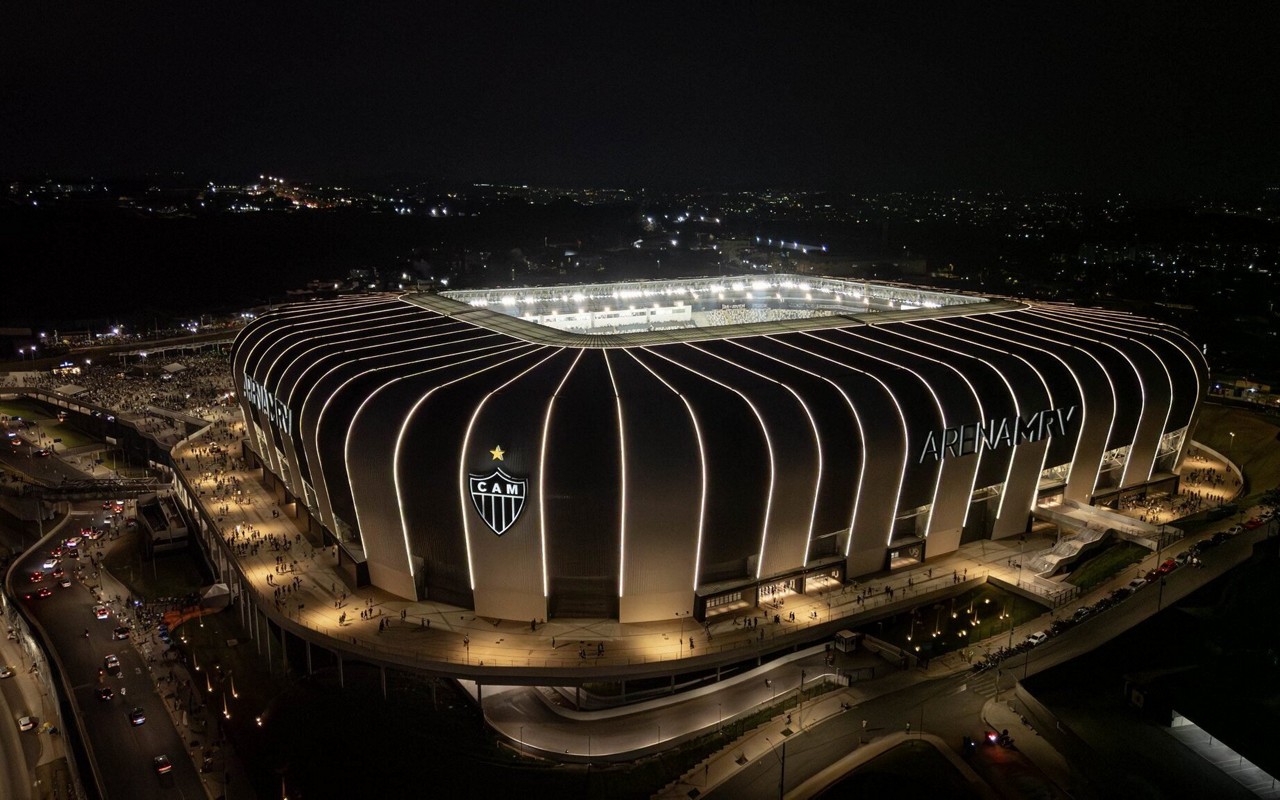 Visão geral da Arena MRV, estádio do Atlético-MG
