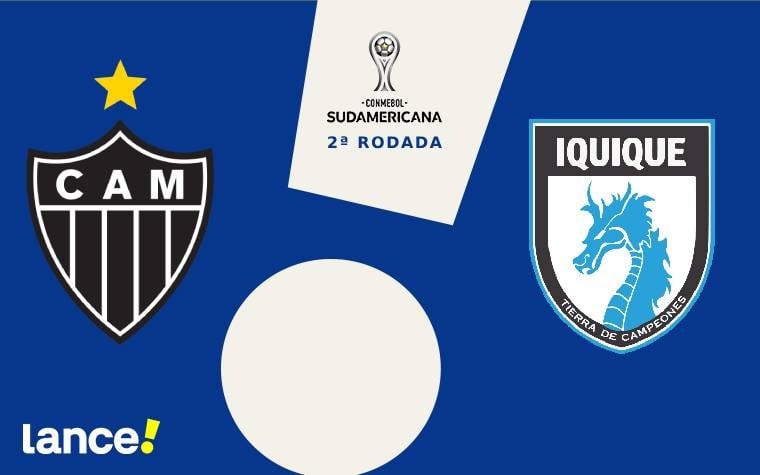 Atlético-MG enfrenta o Deportes Iquique no Mineirão (Foto: Artes / Lance!)