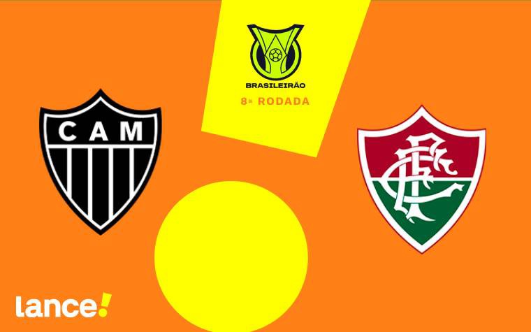 Atlético-MG e Fluminense se enfrentam pela oitava rodada do Brasileirão