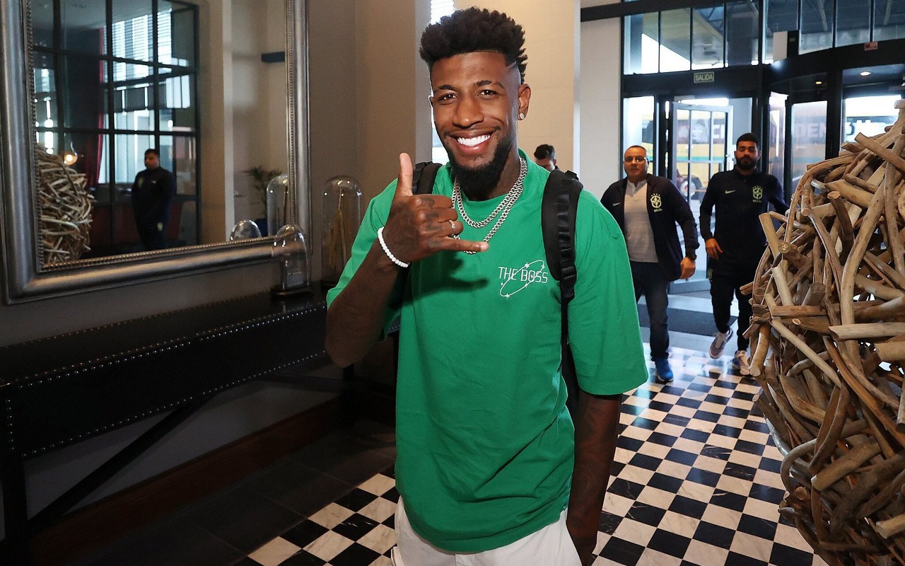 Emerson Royal defendeu a Seleção Brasileira em 2019 (Foto: Vitor Silva/CBF)