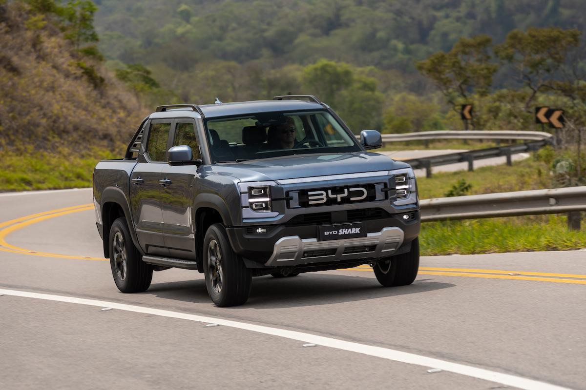 BYD Shark é a picape híbrida da marca chinesa recém-lançada no Brasil