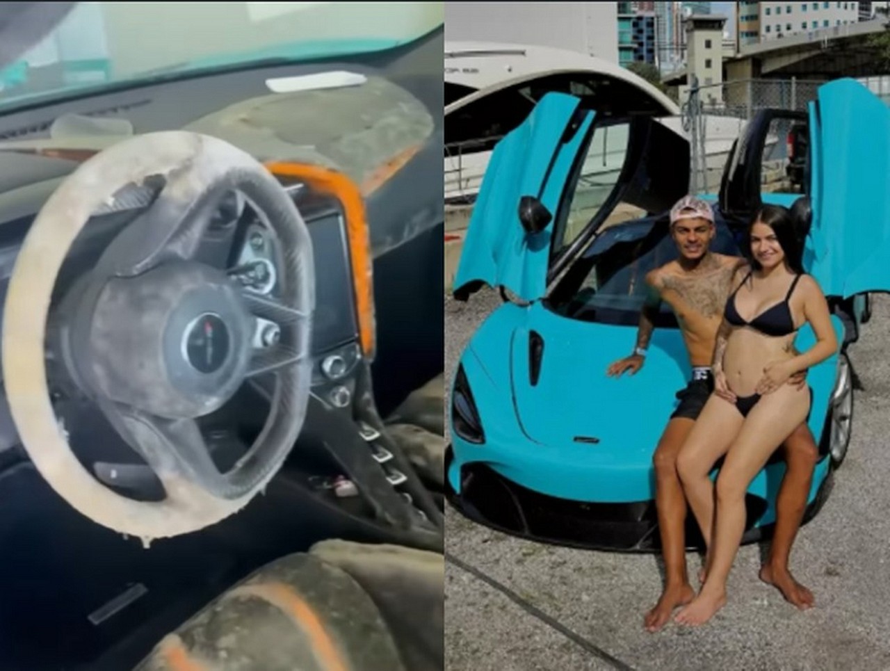 Influenciador fez vídeo se mostrando surpreso com o carro de R$ 4 mi ter mofado