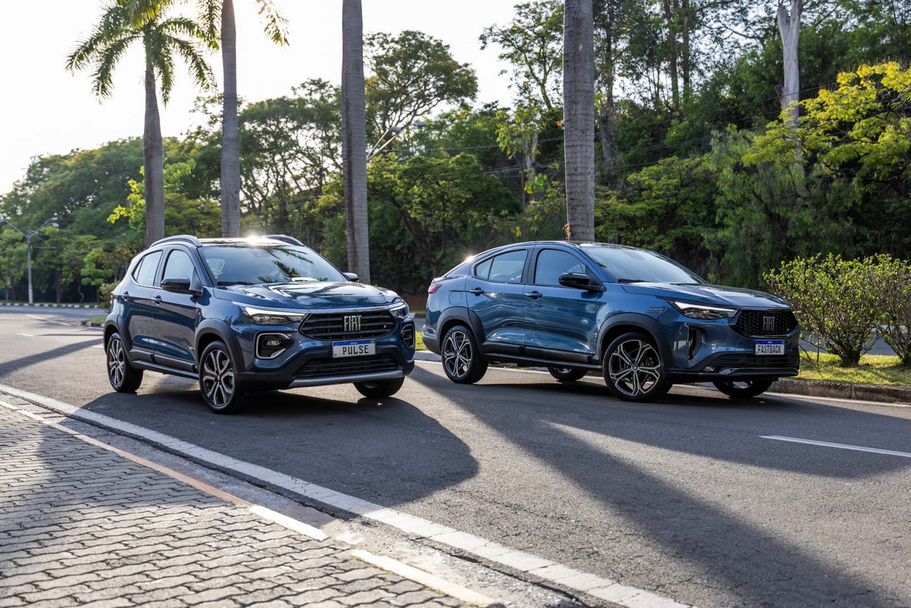 Novos Fiat Pulse e Fiat Fastback híbridos serão os carros oficiais do evento em SP