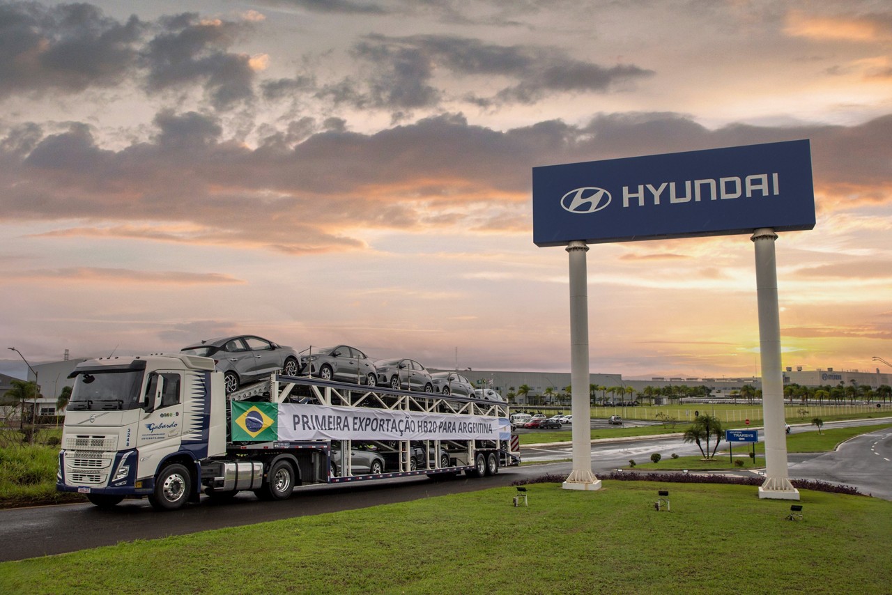 Hyundai HB20 estreia na Argentina importado do Brasil