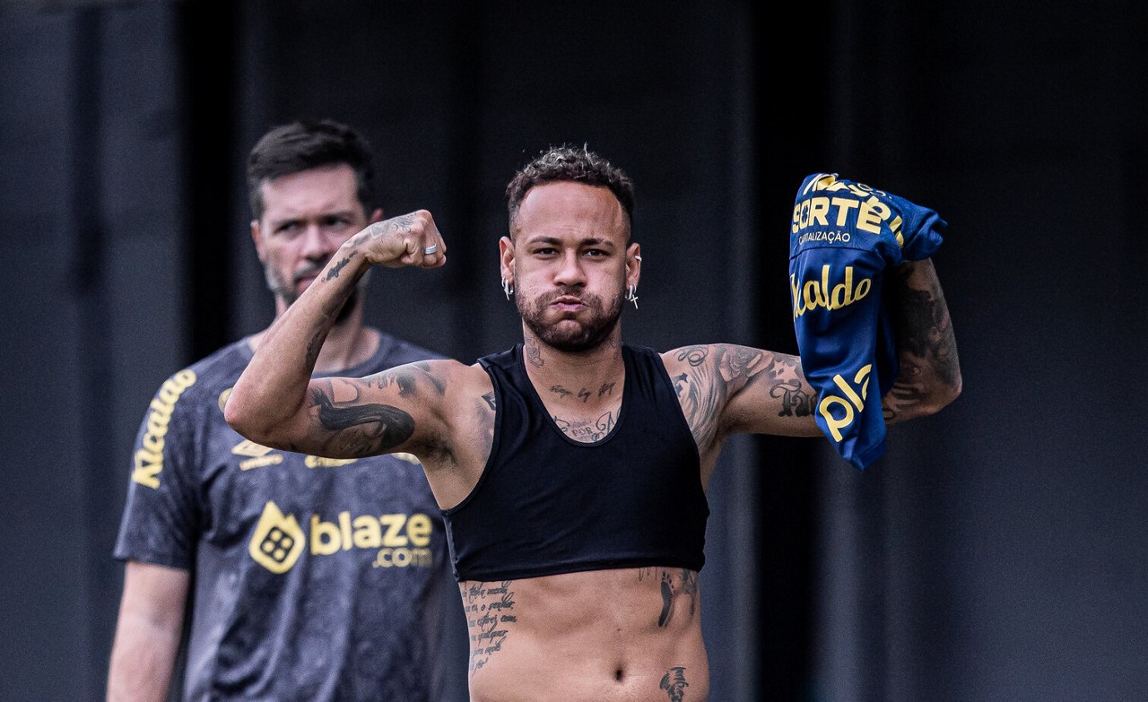 Neymar é a principal estrela do Santos na atual temporada