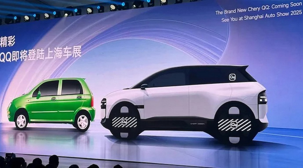 Nova geração do Chery QQ, agora 100% elétrico, será revelada no Salão de Xangai