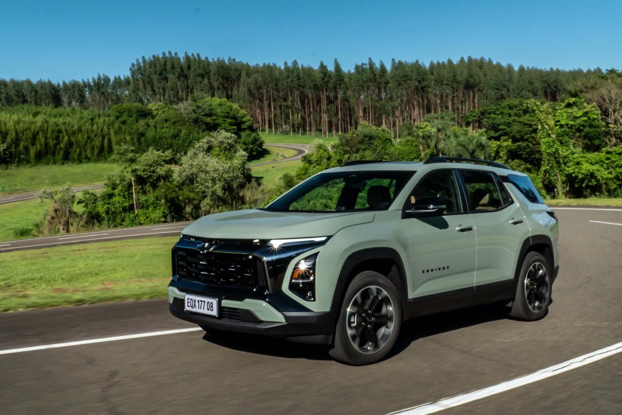 Equinox Turbo Activ 2025 tem visual renovado, mas mantém o motor 1.5 turbo a gasolina