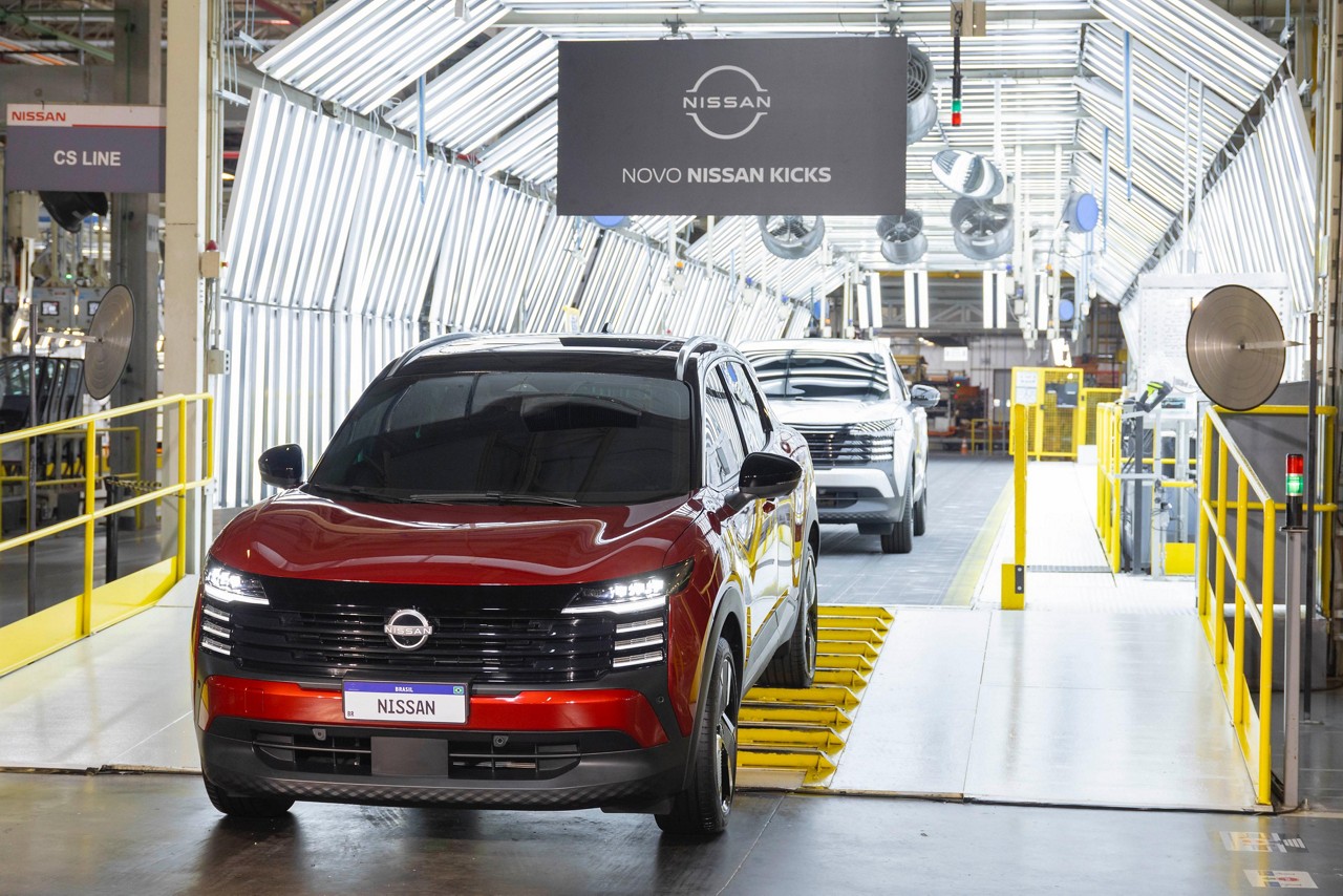 Novo Nissan Kicks começou a ser fabricado em Resende, no Rio de Janeiro