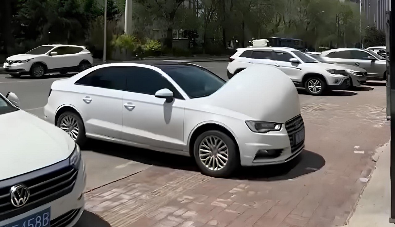 Carros estão com aspecto de 'grávidos' na China viralizaram nas redes sociais