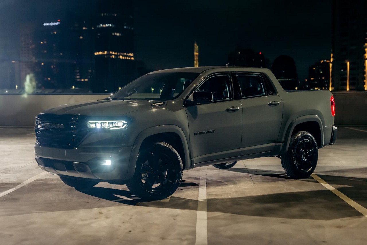 Rampage Laramie Night Edition troca os cromados por acabamento escuro e esportivo