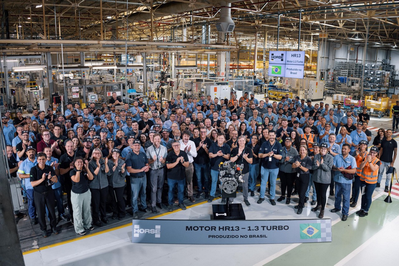 Renault começou a produzir no Paraná o motor 1.3 turboflex, de 167 cv