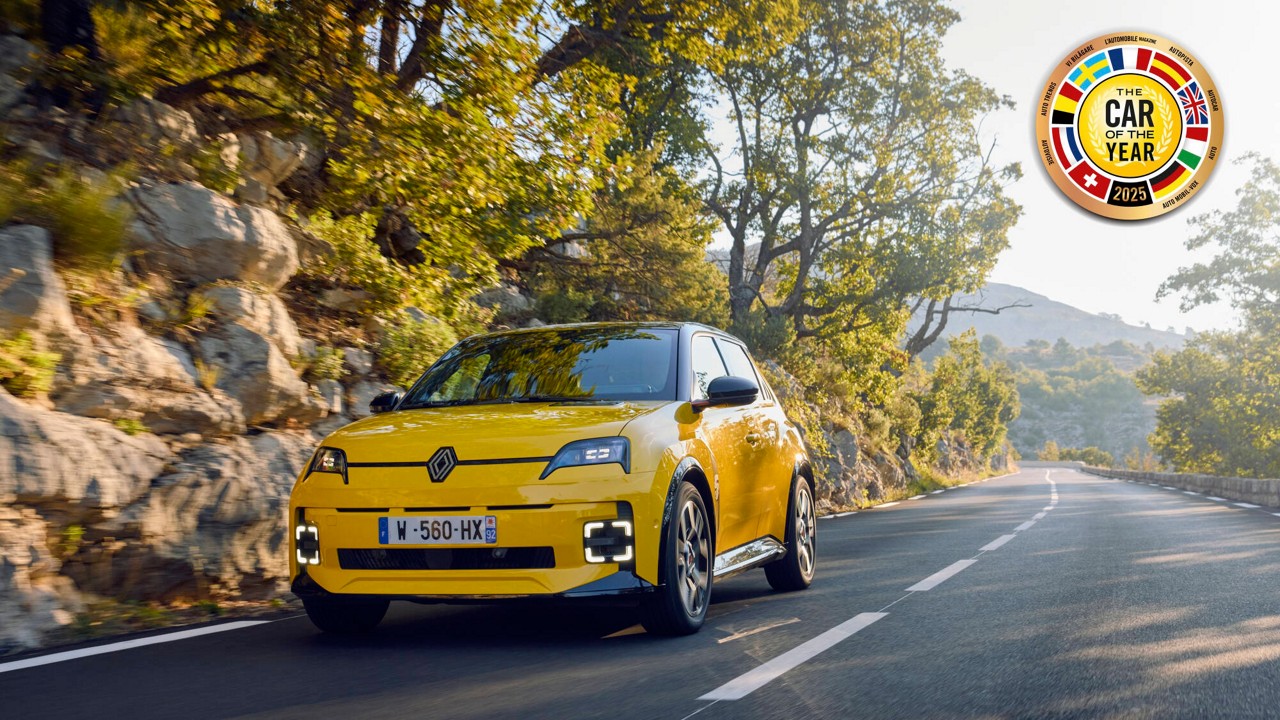 Renault R5 image bank media Test-Drive, from September 21 to 23th 2024 at Nice, France - Photo Yannick Brossard / DPPI