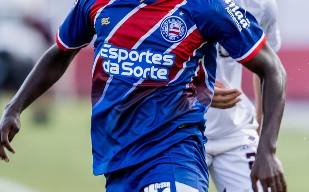 Bahia iniciou a temporada 2025 ainda com o patrocínio máster da Esportes da Sorte. (Foto: Letícia Martins/EC Bahia)
