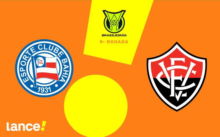 Bahia x Vitória pela 9ª rodada da Série A (Foto: Arte/Lance)