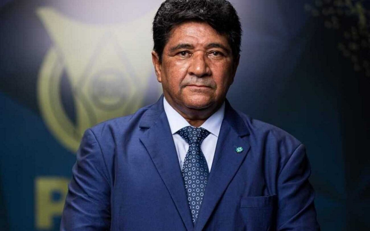 Presidente da CBF Ednaldo Rodrigues em ação