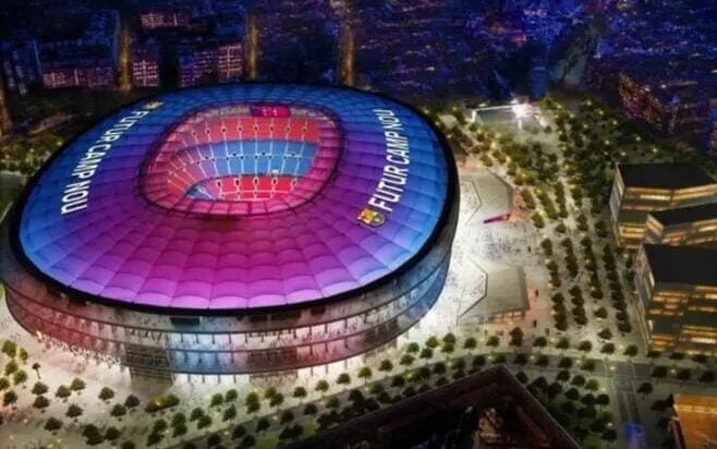 Projeto do novo Camp Nou, estádio do Barcelona (Foto: Divulgação)