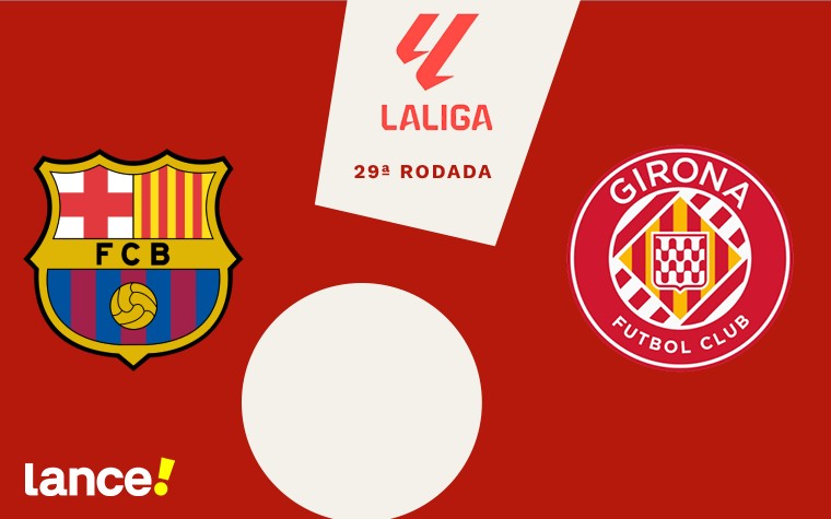 Barcelona e Girona pela La Liga (Arte: Lance!)