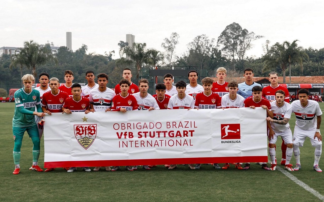 São Paulo fechou parceria com o Stuttgart (Foto: Divulgação/ São Paulo FC)