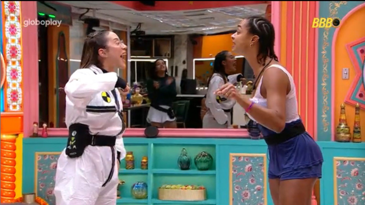 Renata volta para o BBB 25 e protagoniza barraco com Aline