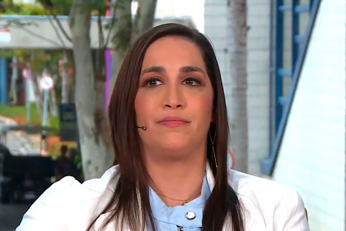 Daniele Hypolito no programa "Mais Você"