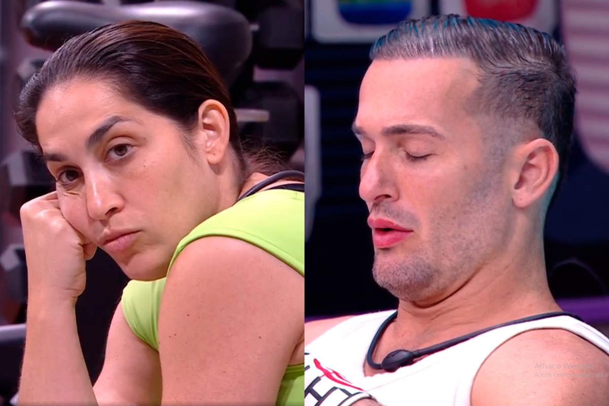 Daniele Hypolito e Diego Hypolito no BBB 25