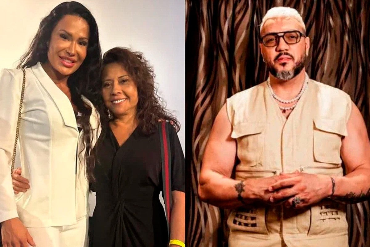 Gracyanne Barbosa, sua mãe, Ledir Jacobina, e Belo
