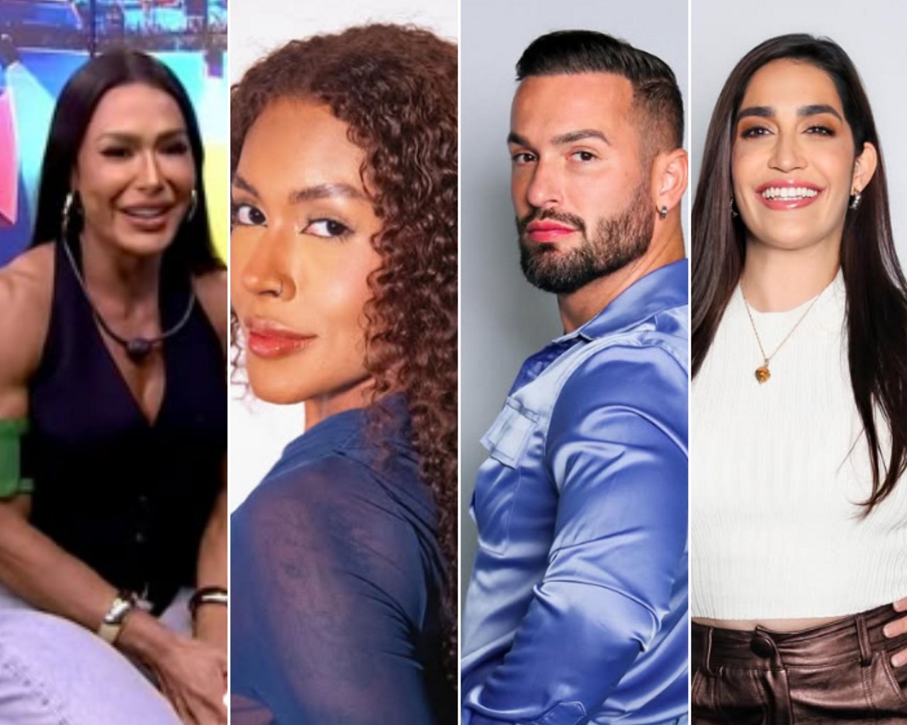 Gracyanne, Giovanna, Diego e Daniele estão no 3º paredão do BBB 25