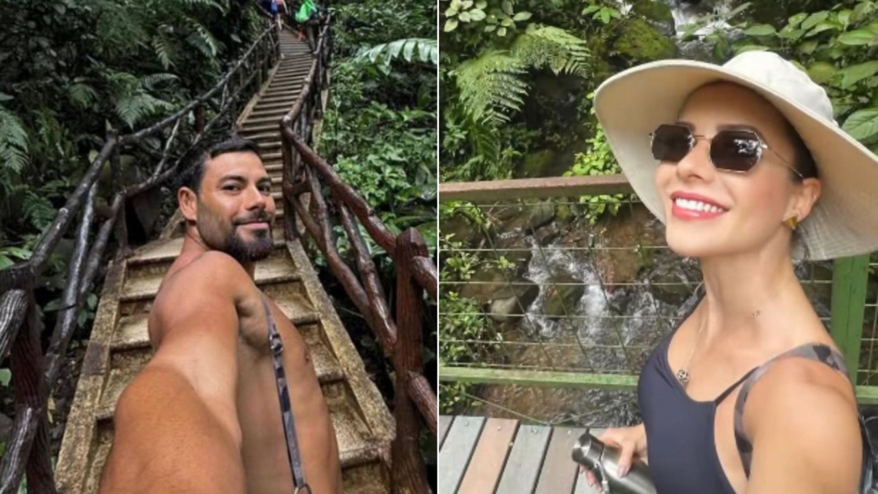 Sandy e namorado são vistos em hotel de luxo