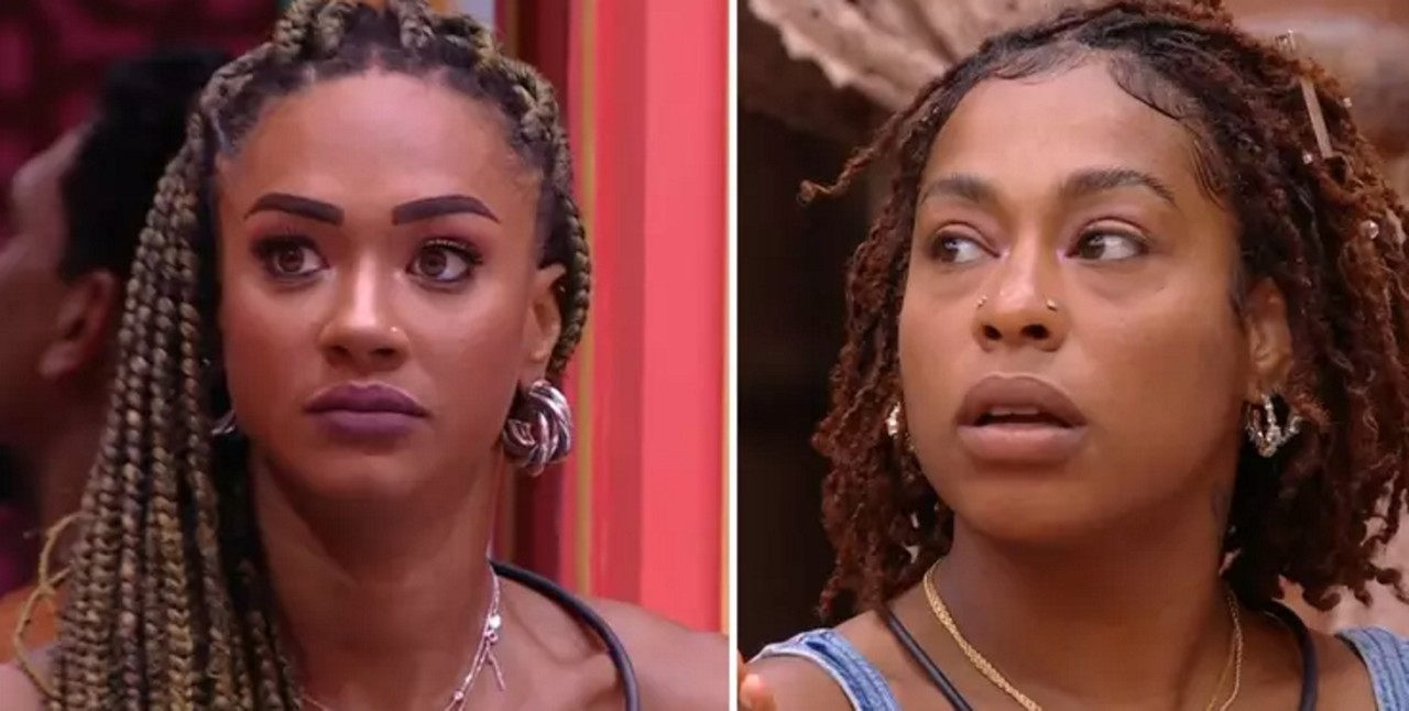 Aline e Thamiris teriam se beijado durante festa na madrugada desta quinta (20) no BBB 25