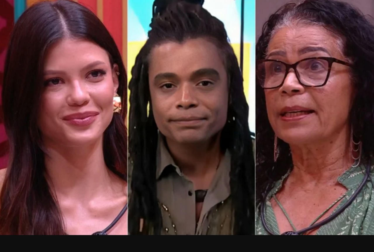 Vitória Strada disputa a permanência no BBB com Diogo e sua mãe Vilma