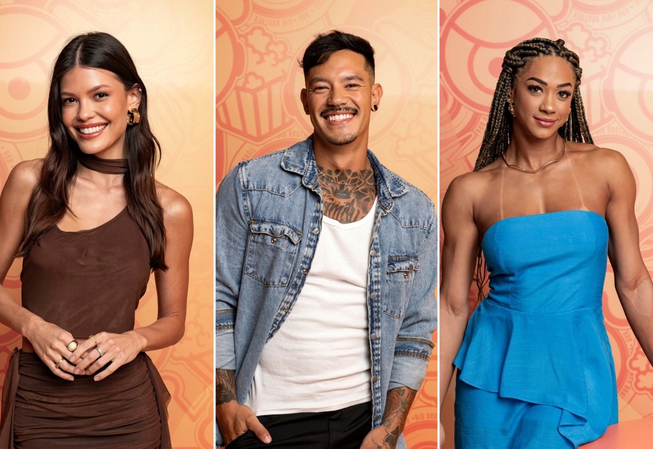 Vitória Strada, Gabriel e Aline estão no 4º paredão do BBB 25