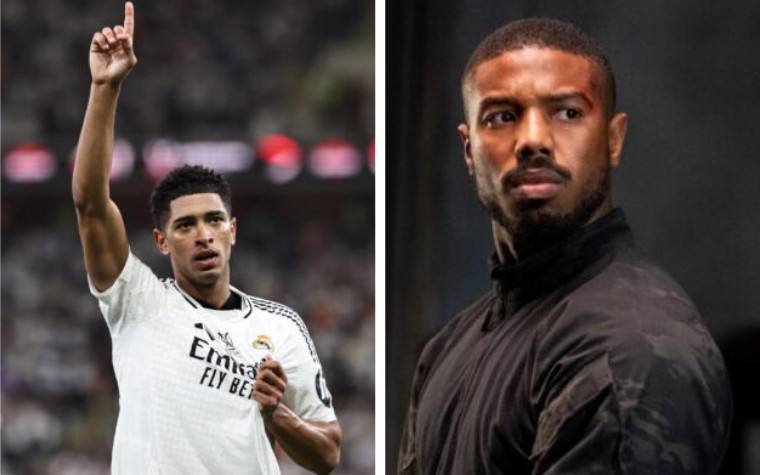 Jude Bellingham engata namoro com ex-affair de Michael B. Jordan (Foto: Montagem/Lance!)