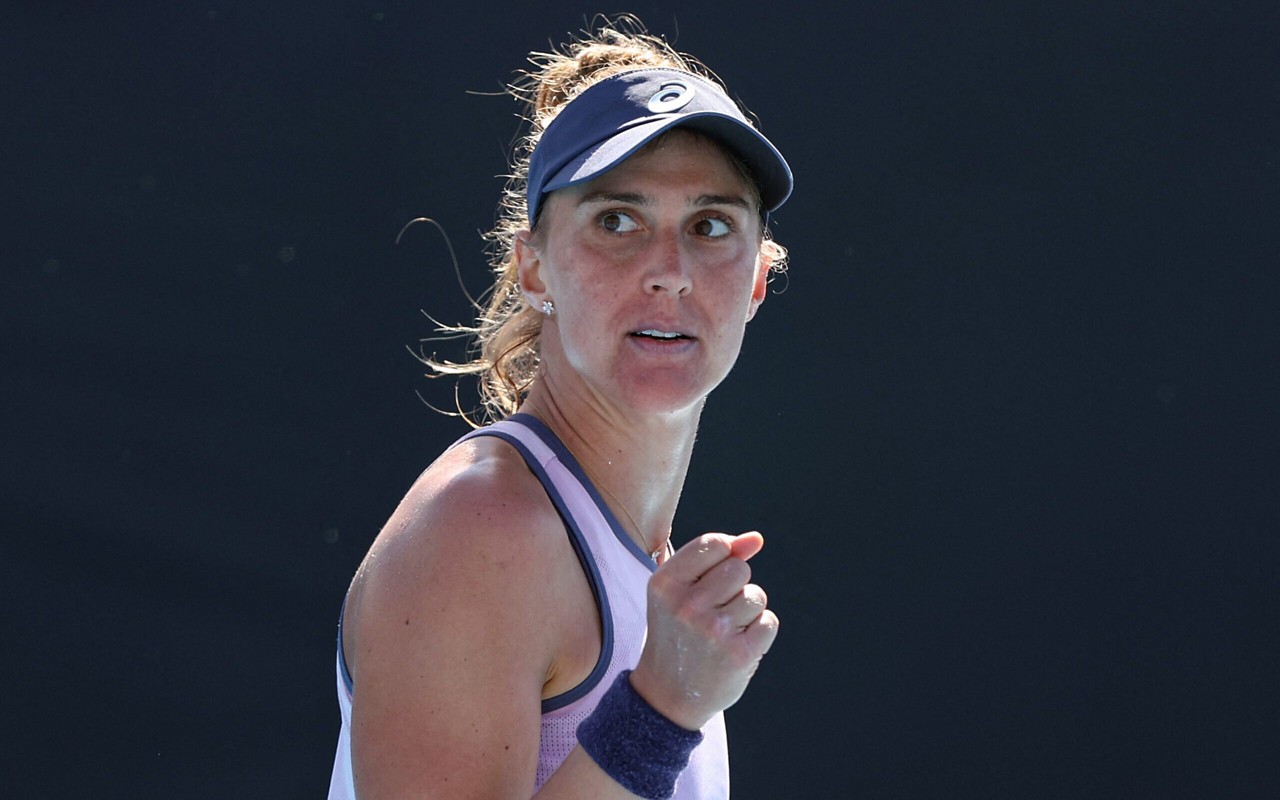 Bia Haddad Maia em ação, a 17ª melhor do mundo no ranking WTA