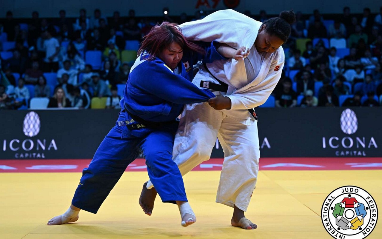 Bia Souza ficou sem medalha no Mundial de Judô 2025 (Foto: Divulgação/ IJF)