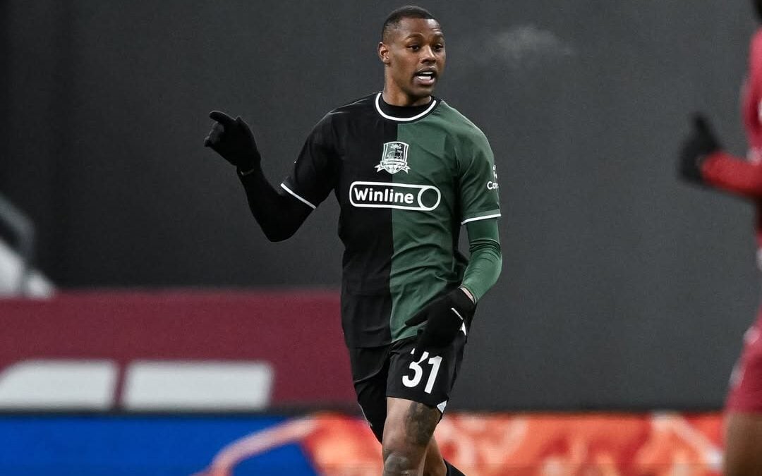 Kaio Pantaleão em campo pelo Krasnodar (Foto: Reprodução)