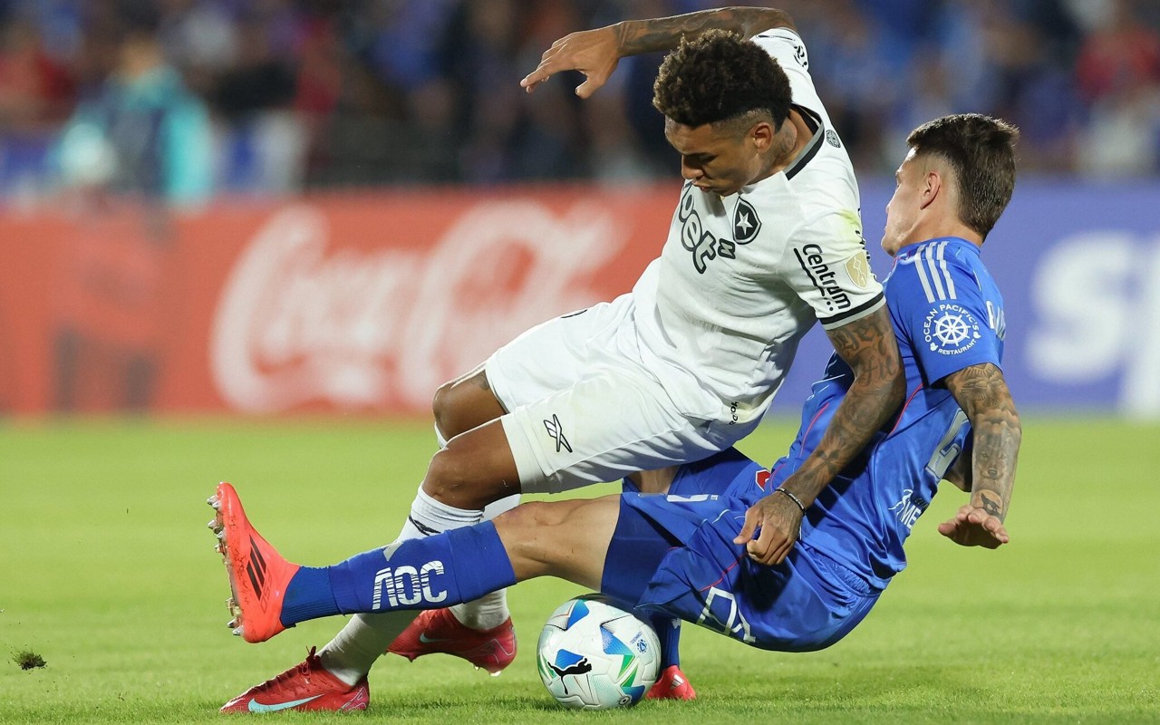 Botafogo perde para a Universidad de Chile pela Libertadores (Foto: Vitor Silva / Botafogo)