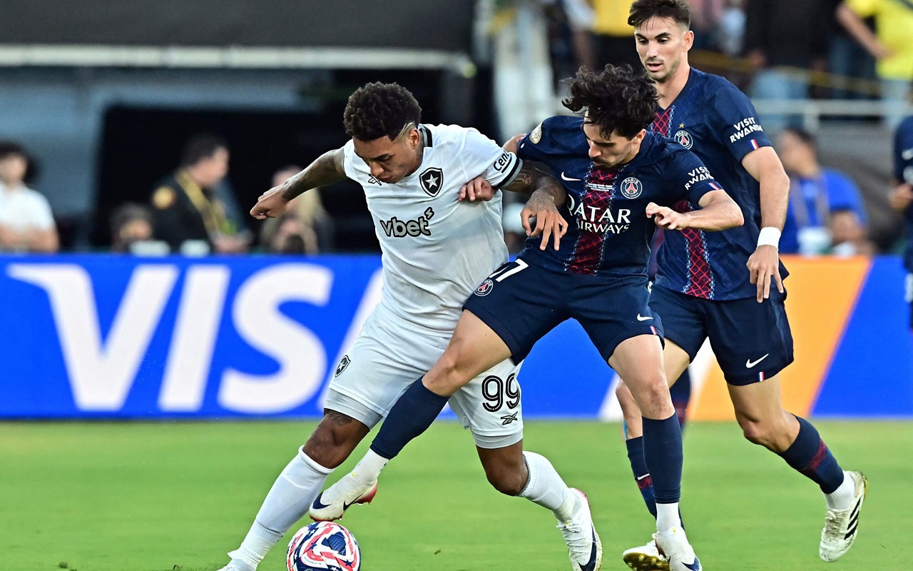 Botafogo venceu o PSG por 1 a 0 no Mundial de Clubes (Foto: Frederic J. Brown/AFP)