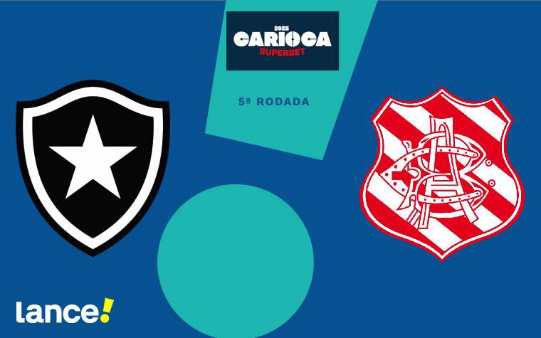 Botafogo x Bangu-RJ (Foto: Arte LANCE!)