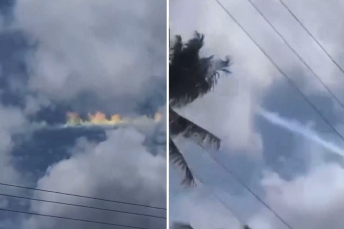 Fenômeno conhecido como 'arco-íris de fogo' foi visto no Piaiú