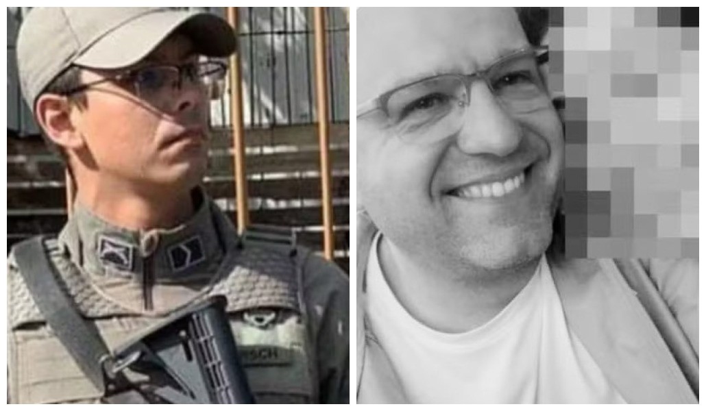 Everton Kirsch Júnior, policial militar, e Eugênio Crippa, pai do atirador, estão entre os mortos 
