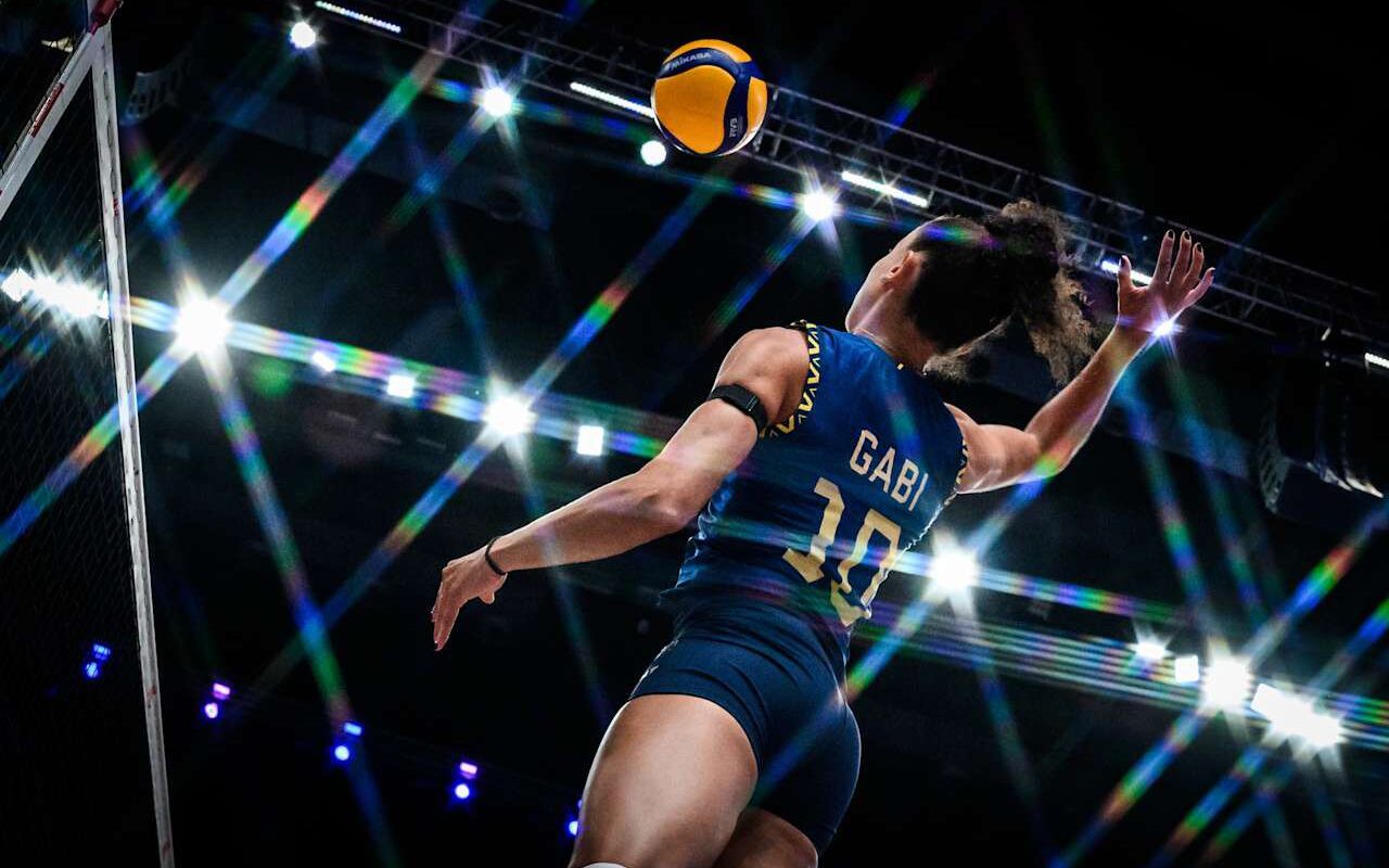 Gabi Guimarães estreia pelo Brasil na VNL (Foto: Divulgação CBV)