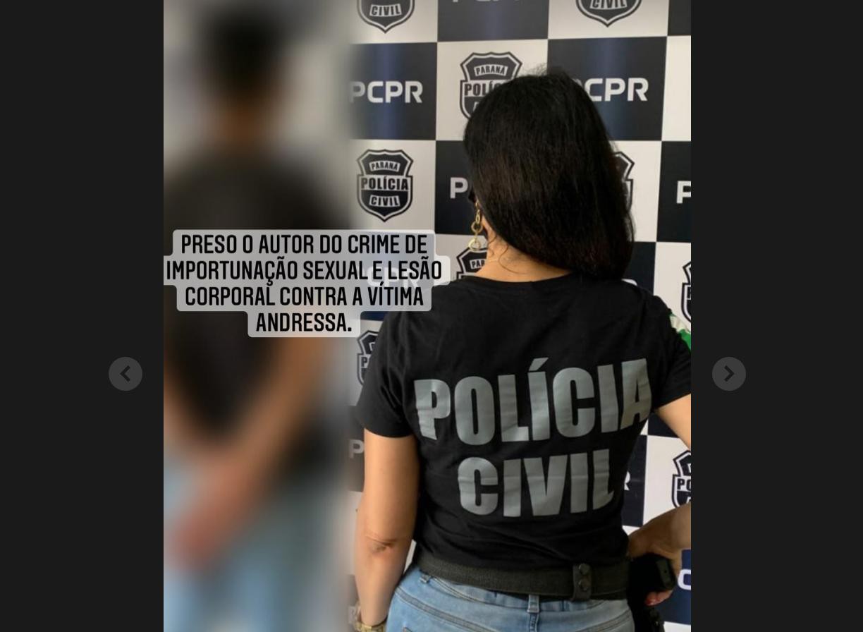 Homem que assediou mulher em bicicleta é preso no Paraná; outro é procurado
