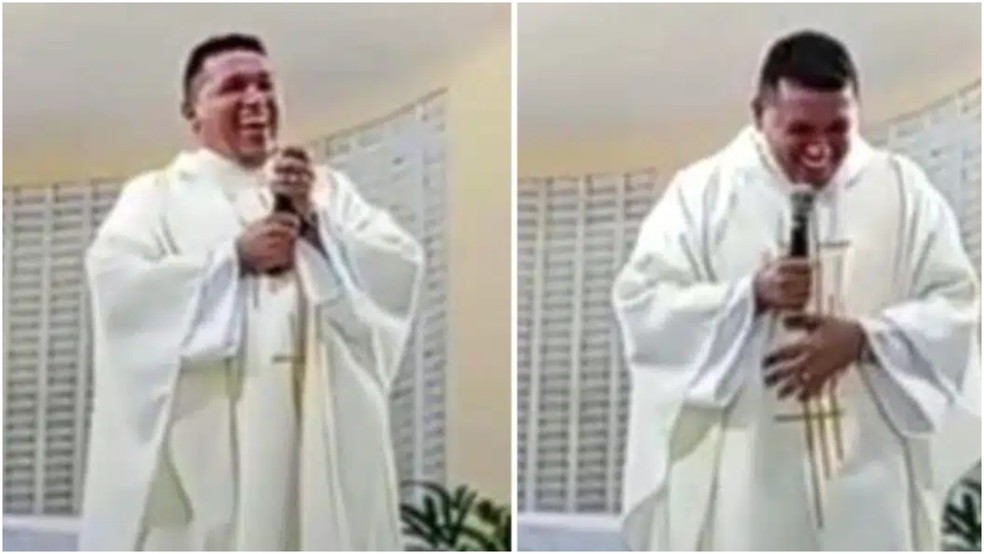 Padre diverte fiéis ao falar sobre prêmio de bingo
