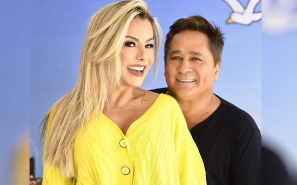 Parte da varanda da casa do cantor Leonardo desabou após chuvas em Goiânia