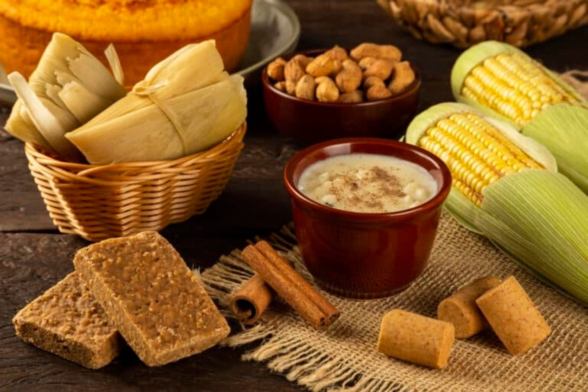 Canjica, milho e amendoim estão entre os produtos mais consumidos nas festas juninas