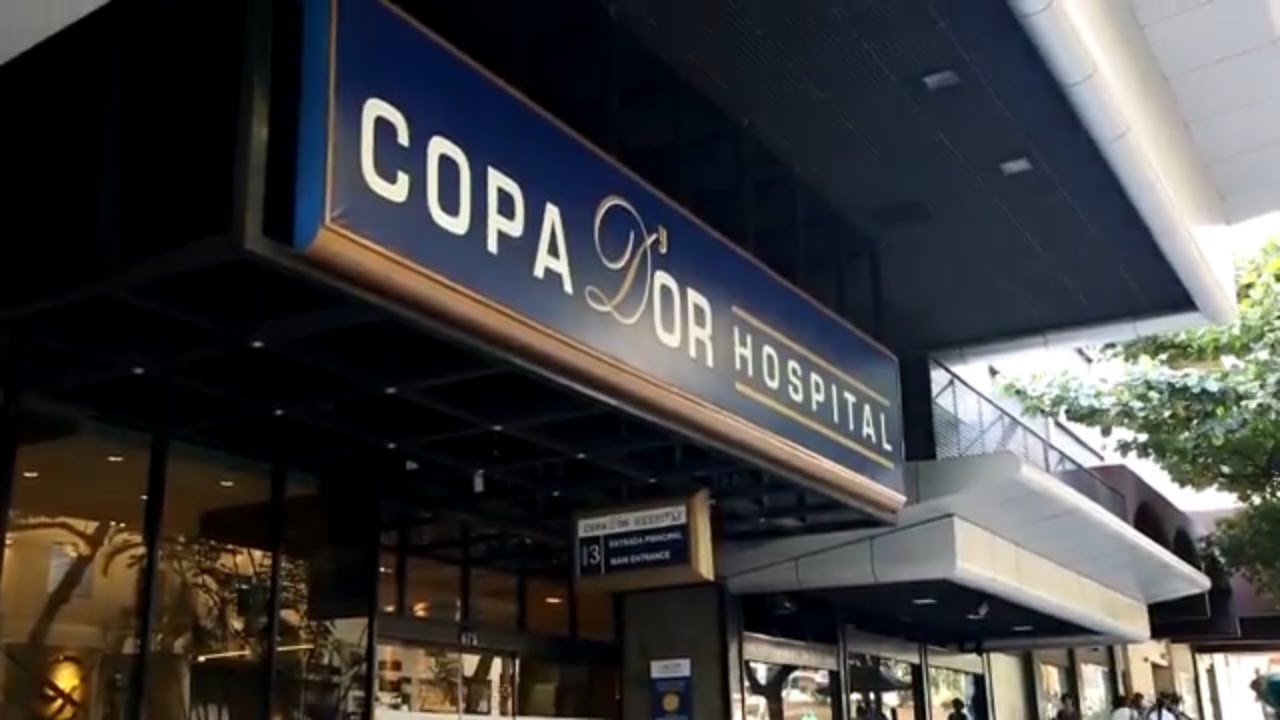 Fachada de hospital no Rio onde paciente foi internada após utilizar Ozempic falsificado