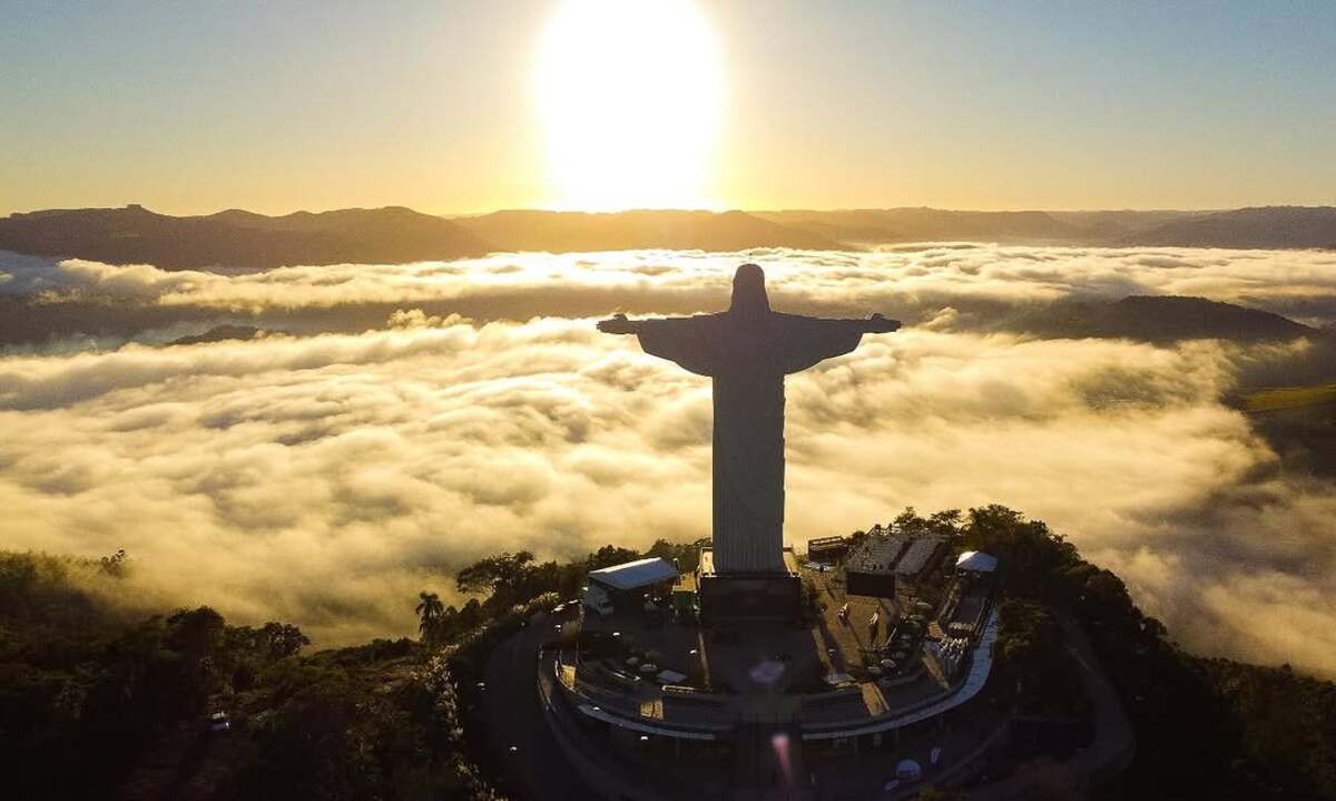 O monumento gaúcho passou a receber visitantes em maio de 2021, mas a estrutura completa foi finalizada só agora