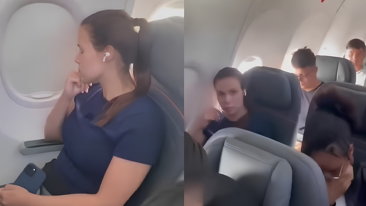 Mãe filmou passageira que não quis trocar de lugar com criança