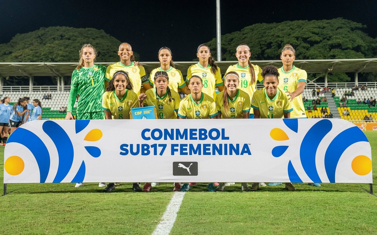 Seleção Brasileira Feminina disputa o Sul-Americano Sub-17. (Foto: CBF/Divulgação)